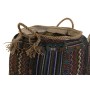 Cestino DKD Home Decor Fibra naturale 41 x 41 x 40 cm Boho (2 Unità)