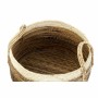 Set di Cestini DKD Home Decor Tropicale Fibra naturale Juncus (45 x 45 x 33 cm) (3 Pezzi)