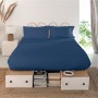 Lenzuolo Superiore HappyFriday Basic Blu Marino 180 x 270 cm