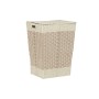 Cesto per i Panni Sporchi DKD Home Decor Naturale Intrecciato Metallo Fibra (43 x 35 x 59 cm)