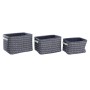 Set di Cestini DKD Home Decor 38 x 28 x 25 cm Poliestere