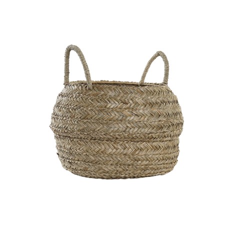 Cesta Decorativa DKD Home Decor Naturale Erba di mare Boho 40 x 40 x 30 cm