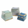 Set di Cestini DKD Home Decor Cotone Bambù (22 x 27 x 27 cm)