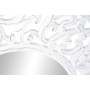 Specchio da parete DKD Home Decor Cristallo Bianco Mandala Legno MDF Decapaggio (90 x 2,5 x 90 cm)