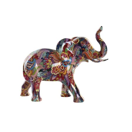 Statua Decorativa DKD Home Decor Multicolore Elefante Moderno 32 x 14,5 x 26 cm (2 Unità)