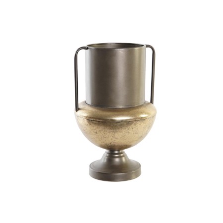 Vaso DKD Home Decor Nero Rame Metallo Vintage 20 x 20 x 33 cm