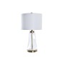 Lampada da tavolo DKD Home Decor 36 x 36 x 64 cm Cristallo Dorato Metallo Trasparente Bianco 220 V 50 W