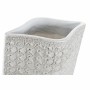 Vaso DKD Home Decor 20 x 12 x 58 cm Bianco Resina Moderno