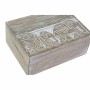 Set di Scatole Decorative DKD Home Decor Elefante Bianco Legno di mango 18 x 13 x 8 cm (2 Unità)