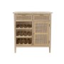 Portabottiglie DKD Home Decor Naturale 79,5 x 38 x 90 cm