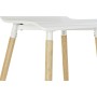 Sedia da Sala da Pranzo DKD Home Decor 43 x 50 x 88 cm Legno Bianco Caucciù Marrone Chiaro