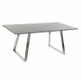 Tavolo da Pranzo DKD Home Decor Cristallo Acciaio Grigio scuro (180 x 90 x 76 cm)