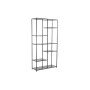 Scaffale DKD Home Decor Nero Metallo (90 x 33 x 180 cm)