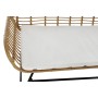 Divano da Giardino DKD Home Decor Marrone Metallo Poliestere rattan sintetico (124 x 74 x 84 cm)