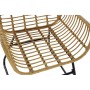 Divano da Giardino DKD Home Decor Marrone Metallo Poliestere rattan sintetico (124 x 74 x 84 cm)