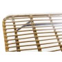 Divano da Giardino DKD Home Decor Marrone Metallo Poliestere rattan sintetico (124 x 74 x 84 cm)