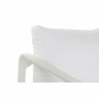 Divano da Giardino DKD Home Decor Bianco Alluminio 78 cm 184 x 72 x 78 cm