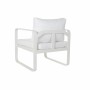 Divano da Giardino DKD Home Decor Bianco Alluminio 78 cm 184 x 72 x 78 cm