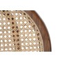 Sedia DKD Home Decor Marrone scuro Griglia Rattan Olmo (43 x 43 x 89 cm)