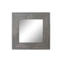 Specchio da parete DKD Home Decor 121 x 4 x 121 cm Cristallo Grigio Legno Legno di mango