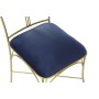 Sedia da Sala da Pranzo DKD Home Decor Azzurro Dorato 45 x 42 x 88,5 cm