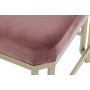 Panca DKD Home Decor  Rosa Metallo Velluto (120 x 40 x 46 cm)