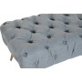 Panca DKD Home Decor  103 x 46 x 42 cm Azzurro Dorato Metallo