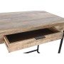 Scrivania DKD Home Decor Nero Naturale Metallo Legno di mango 150 x 60 x 85 cm