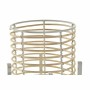 Set di Vasi DKD Home Decor Bianco Marrone Naturale Metallo Rattan 21 x 21 x 77 cm (2 Unità)