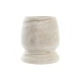 Vaso DKD Home Decor Marrone Naturale Legno di paulownia Boho 16 x 16 x 18 cm (2 Unità)