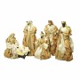 Presepe di Natale DKD Home Decor Dorato Corona 30 x 5 x 30 cm 50 x 5 x 50 cm