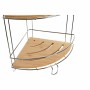 Scaffale da Bagno DKD Home Decor Bambù Alluminio Metallo cromato inossidabile Naturale 19,5 x 19,5 x 47 cm