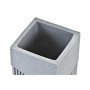 Portaspazzolini da Denti DKD Home Decor Grigio Resina 7,6 x 7,6 x 10 cm