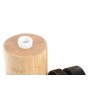 Dispenser di Sapone DKD Home Decor Nero Naturale Bambù polipropilene Loft 8 x 8 x 16 cm