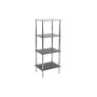 Scaffale da Bagno DKD Home Decor Cristallo Acciaio (40 x 30 x 105 cm)