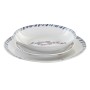 Set di Stoviglie DKD Home Decor Azzurro Bianco Rosso Granato Porcellana Mediterraneo Marino 18 Pezzi