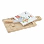 Tagliere per Formaggi DKD Home Decor Bambù Alluminio Gres 21,5 x 11,8 x 1,5 cm (3 Pezzi)