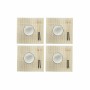 Set per Sushi DKD Home Decor Bambù Gres Bianco Orientale 14,5 x 14,5 x 31 cm (16 Pezzi)