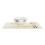 Set per Sushi DKD Home Decor Bambù Gres Bianco Orientale 14,5 x 14,5 x 31 cm (16 Pezzi)