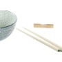 Set per Sushi DKD Home Decor Bambù Gres Bianco Verde Orientale 30 x 21 x 7 cm (6 Pezzi)