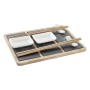 Set per Sushi DKD Home Decor Bambù Lavagna Nero Naturale Orientale 25 x 19 x 3 cm