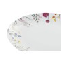 Set di Stoviglie DKD Home Decor Multicolore Porcellana Fiori 27 x 27 x 3 cm 18 Pezzi (18 pcs)