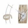 Orologio da Parete DKD Home Decor Bianco Naturale Ferro Legno MDF 61 x 4,5 x 66 cm (2 Unità)