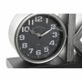 Orologio da Tavolo DKD Home Decor 23 x 8 x 15 cm Argentato Nero Ferro (2 Unità)