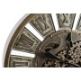 Orologio da Parete DKD Home Decor Ingranaggi Dorato Ferro 72 x 8,5 x 72 cm