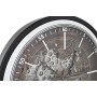 Orologio da Parete DKD Home Decor Mappamondo Marrone Nero Ferro Vintage 59,5 x 8,5 x 59,5 cm