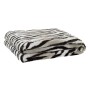 Coperta DKD Home Decor Bianco Nero Grigio Coloniale Selvaggio 150 x 200 x 2 cm