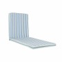 Cuscino DKD Home Decor Bianco Blu cielo Blu Marino Righe 190 x 60 x 5 cm (190 x 60 x 5 cm)