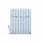 Cuscino DKD Home Decor Bianco Blu cielo Blu Marino Righe 190 x 60 x 5 cm (190 x 60 x 5 cm)