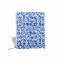 Cuscino DKD Home Decor Azzurro Bianco Rettangolare Geometrico 190 x 60 x 5 cm (190 x 60 x 5 cm)